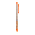 Corgy oranje natuurlijk balpen 