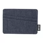 Carpex bleu foncé  Porte-cartes de crédit RPET 