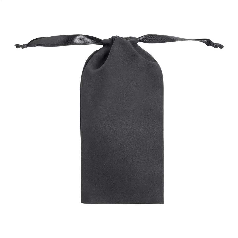 Jetlag zwart  RPET-oogmasker voor op...
