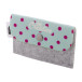 CreaFelt Money white grey custom purse 