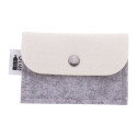 CreaFelt Money blanc gris Porte-monnaie sur mesure 