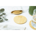 ZhuliMax natural  coaster set 