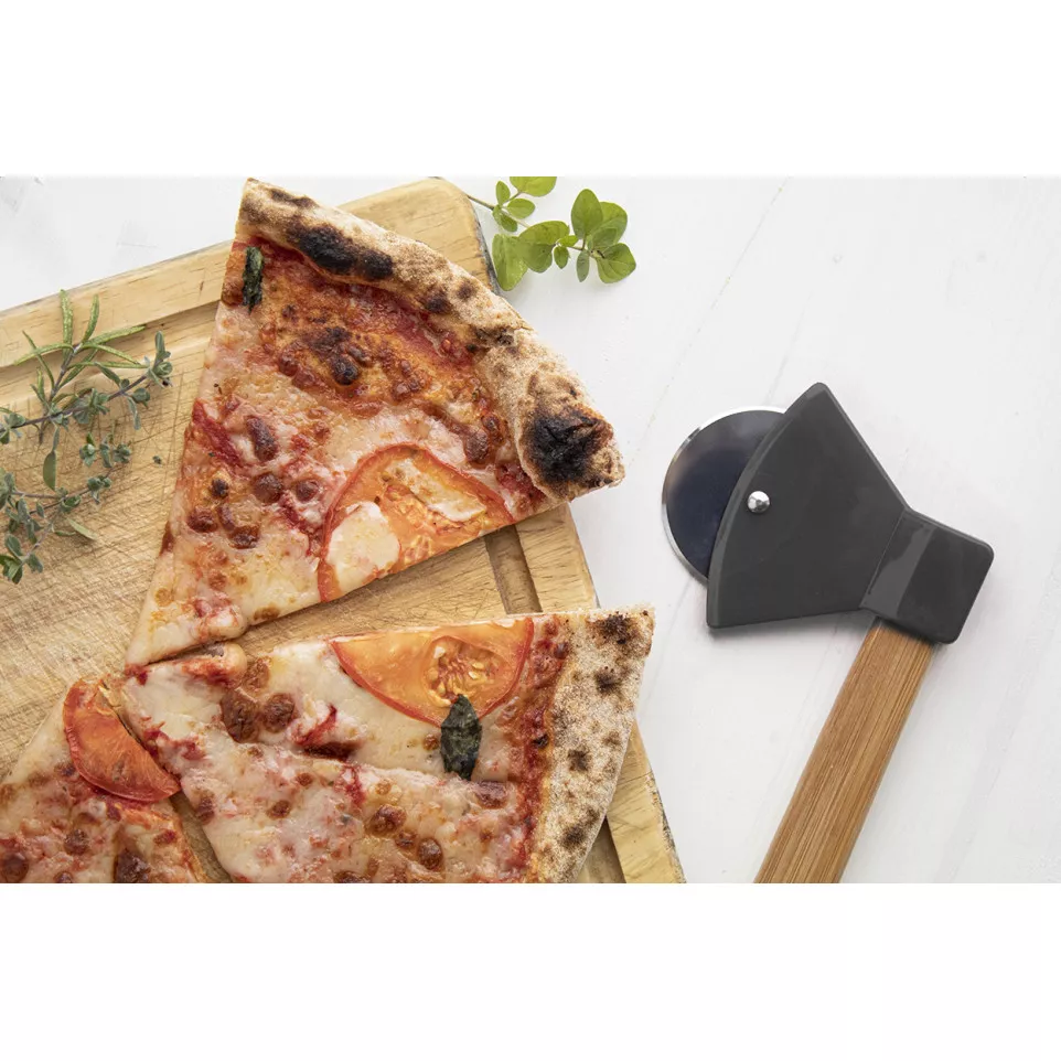 Pizzax noir naturelle Roulette à pizza 