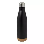 Nocov zwart  roestvrijstalen fles 