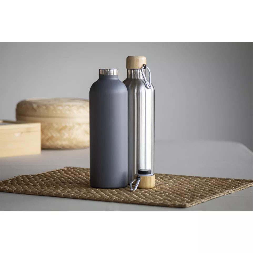 Vacobo argenté  Bouteille isotherme  