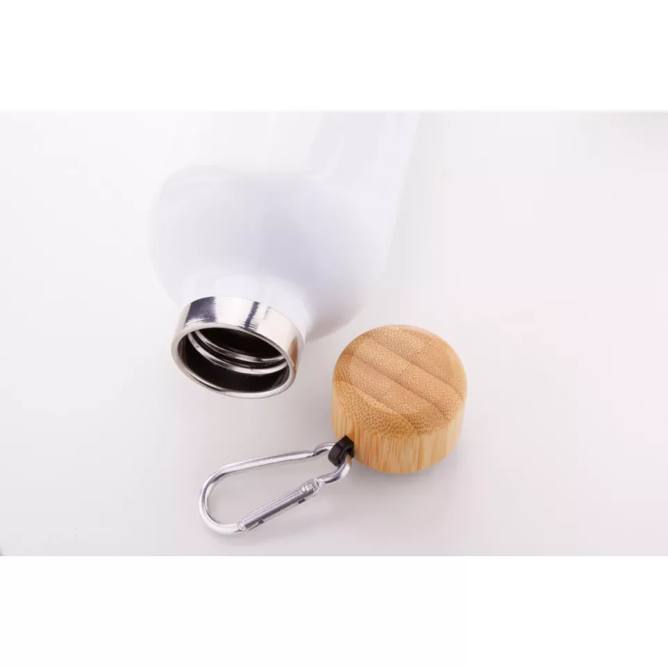 Vacobo white  insulated bottle 