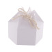 CreaBox HexaCord S white  hexagonal gift box 