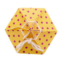 CreaBox HexaCord M white  hexagonal gift box 