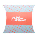 CreaBox Pillow Lock M blanc  Boîte en forme de coussin 