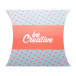 CreaBox Pillow Lock M blanc  Boîte en forme de coussin 