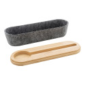 Decora grey natural RPET pen holder 