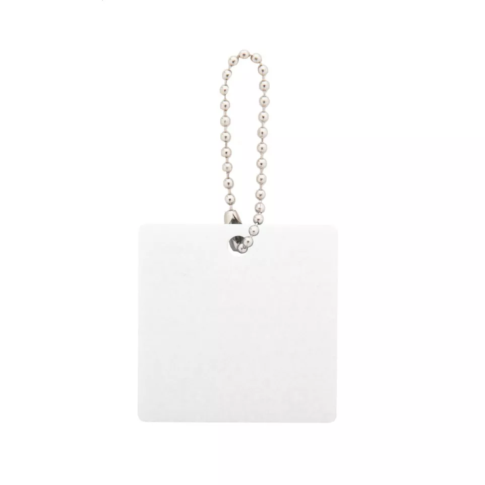 Felty blanc  porte-clé personnalisé,...