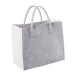 CreaFelt Shop B white grey custom shopping bag 
