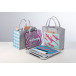 CreaFelt Shop B blanc gris sac shopping personnalisé 
