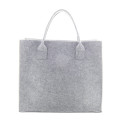 CreaFelt Shop B blanc gris sac shopping personnalisé 