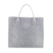 CreaFelt Shop B blanc gris sac shopping personnalisé 