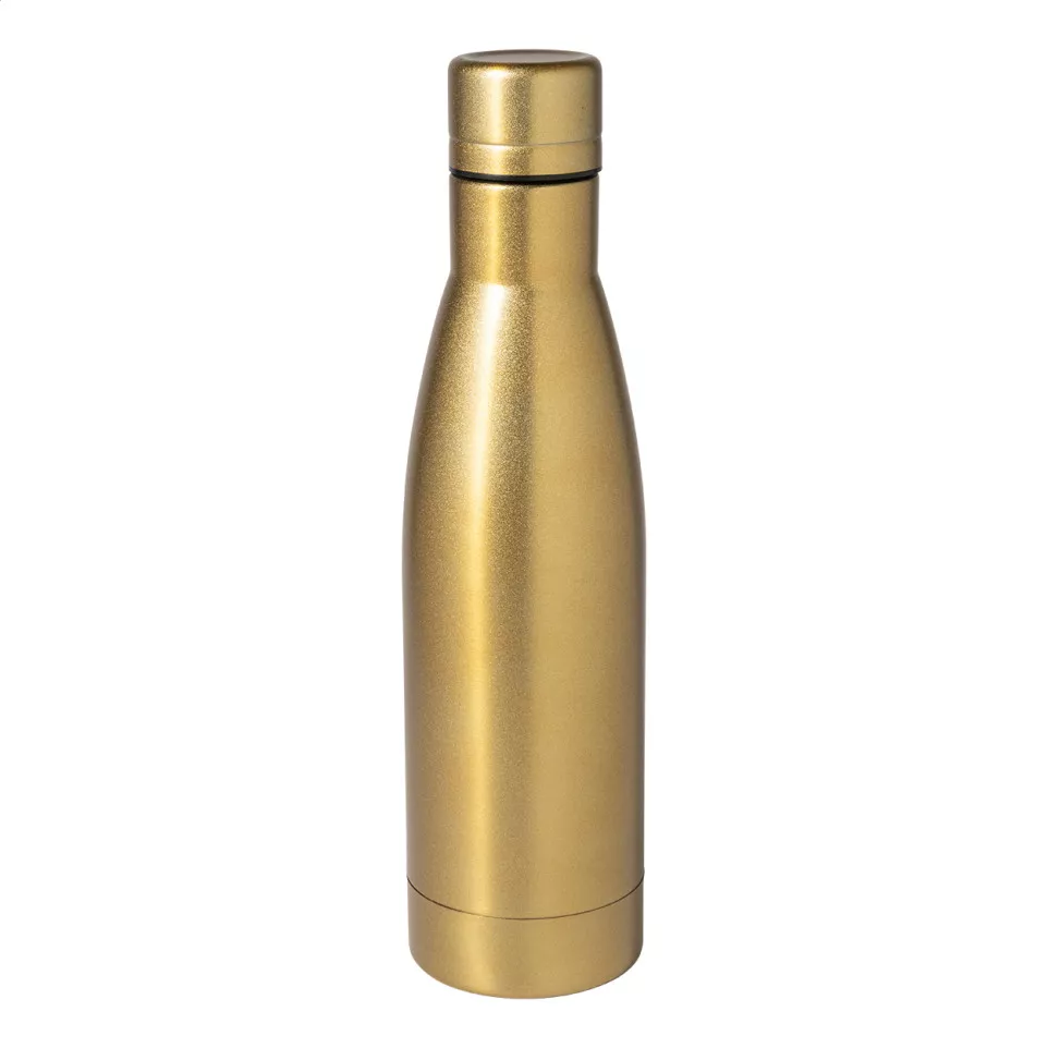 Koppar goud  koper geïsoleerde fles 