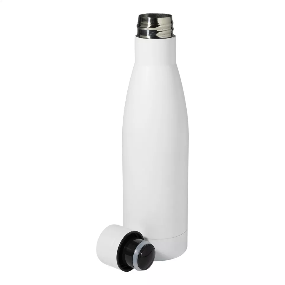 Koppar wit  koper geïsoleerde fles 
