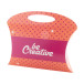CreaBox Pillow Carry M blanc  boite en forme de petit coussin 
