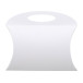 CreaBox Pillow Carry M blanc  boite en forme de petit coussin 