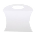 CreaBox Pillow Carry S blanc  boite en forme de petit coussin 