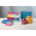 CreaBox Pillow Carry S blanc  boite en forme de petit coussin 