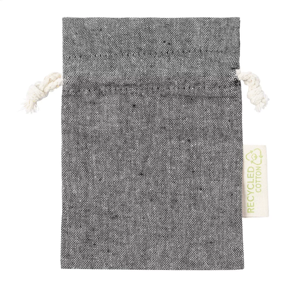 Restry S black  cotton gift bag, small 