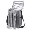Gumbo grijs  BBQ set koeltas 