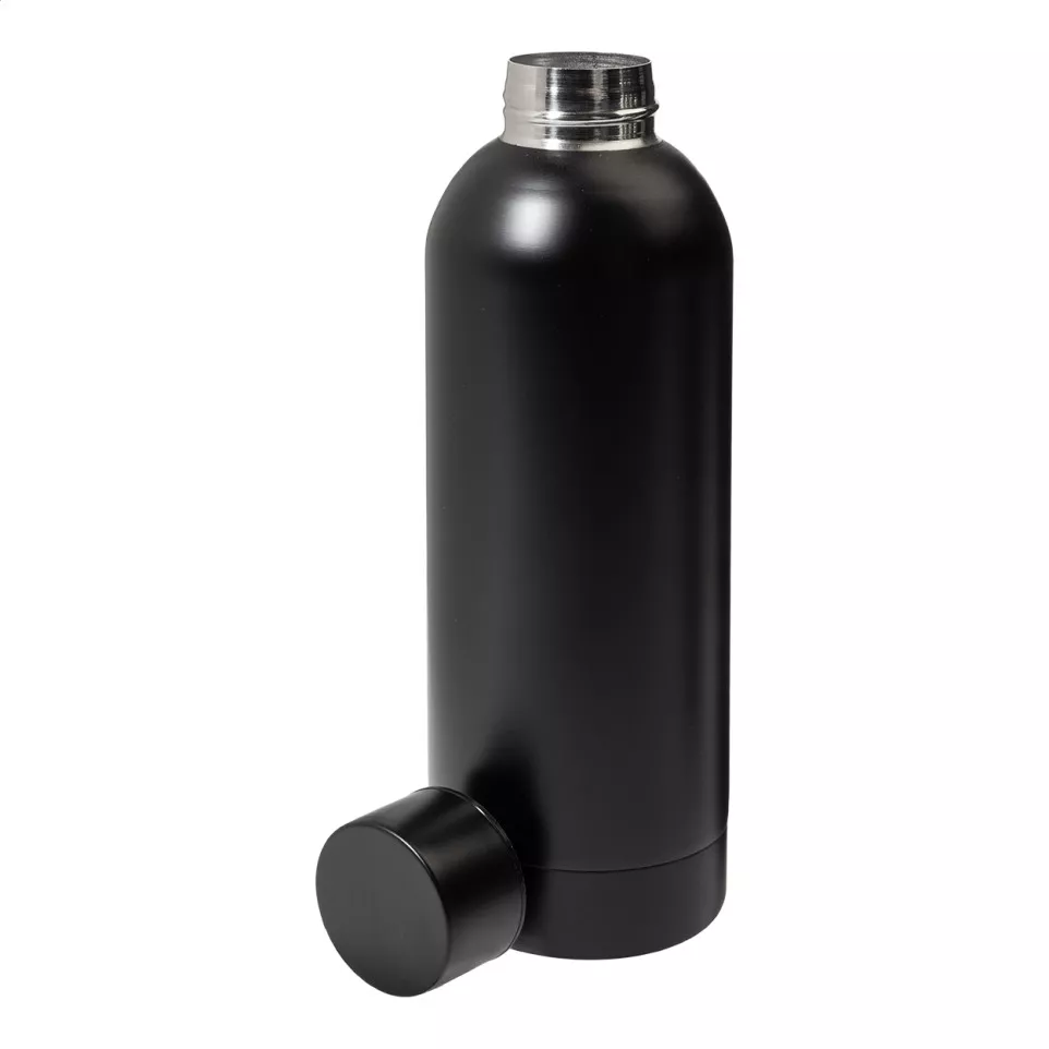 Blussi black  stainless steel bottle 