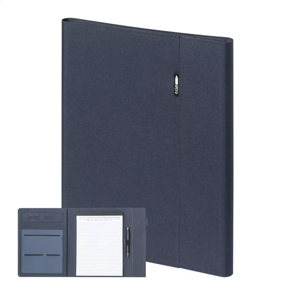 Flappoc dark blue  RPET document folder 