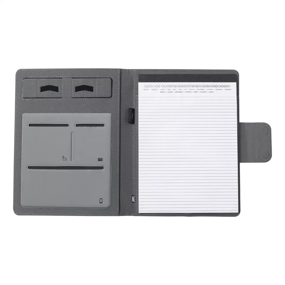 Gredox A4 grey  RPET document folder 