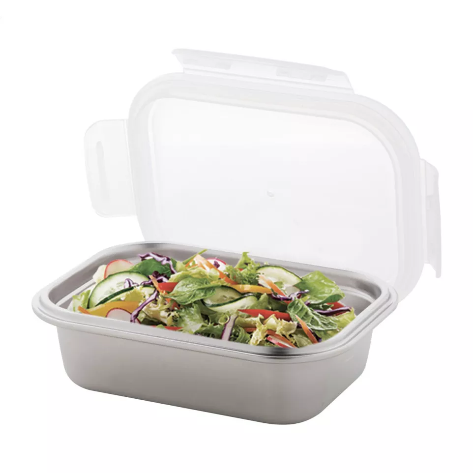 Lucens zilver  lunchbox 