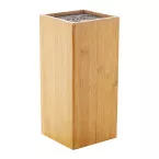 Santoku natural  bamboo knife block 