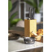 Santoku naturelle  bloc de couteaux en bambou 