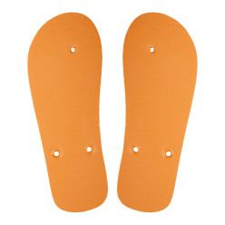 CreaPlaya oranje  custom made strand slippers 36-38-A