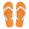 CreaPlaya oranje  custom made strand slippers 36-38-A