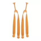 CreaPlaya orange  customisable beach slippers - strap 42-44-B