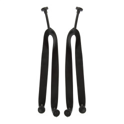 CreaPlaya black  customisable beach slippers - strap 42-44-B