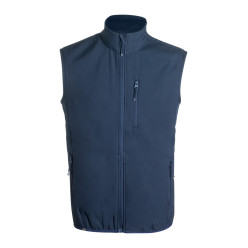 Shelles donker blauw  RPET softshell vest XL