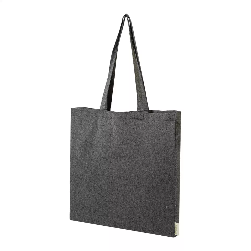 Recote noir  tote bag en coton 