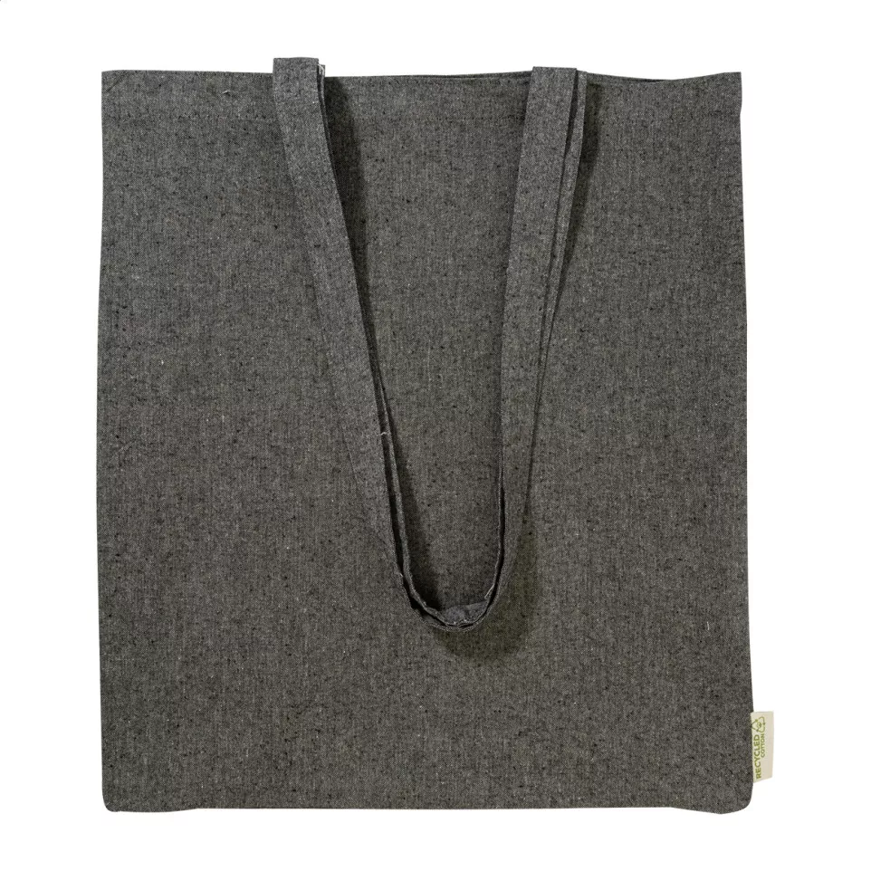 Recote black  cotton shopping bag 