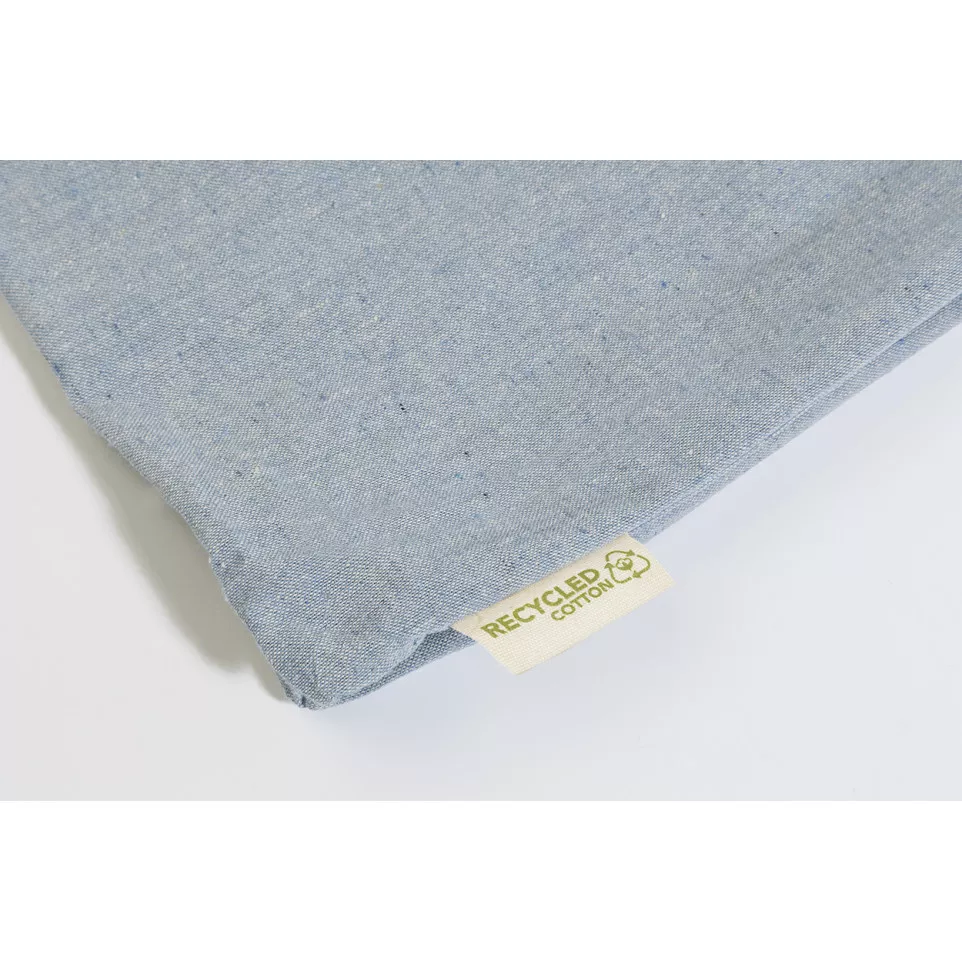 Recote bleu  tote bag en coton 