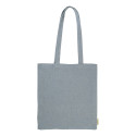 Recote bleu  tote bag en coton 