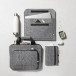 Feddox grey  RPET laptop pouch 