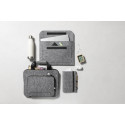 Feddox grey  RPET laptop pouch 
