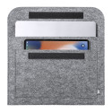 Feddox grey  RPET laptop pouch 