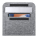 Feddox gris  Pochette pour ordinateur portable en RPET 