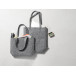 Shoffel grey  RPET shopping bag 