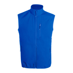 Shelles blauw  RPET softshell vest M