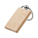 Wokke naturelle  porte-clés, rectangle 
